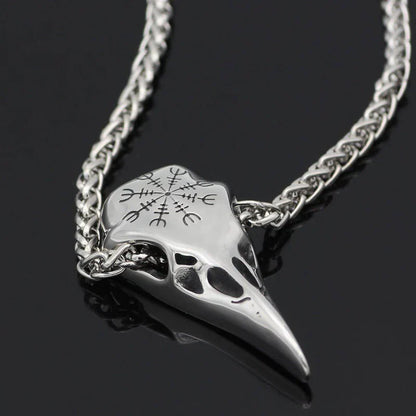 RAVEN SKULL PENDANT